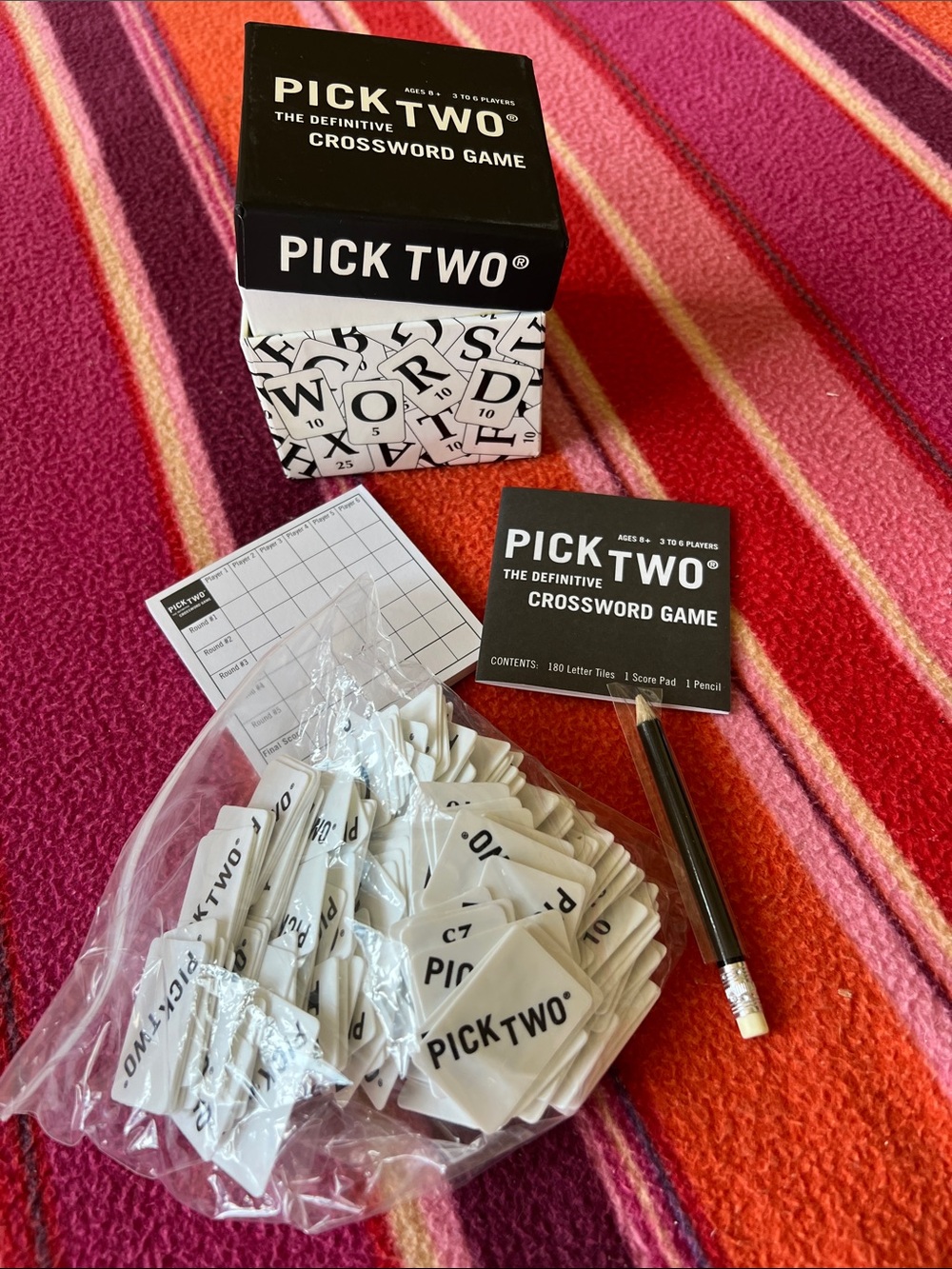 Vintage 1991 Pick Two The Definitive Crossword Game